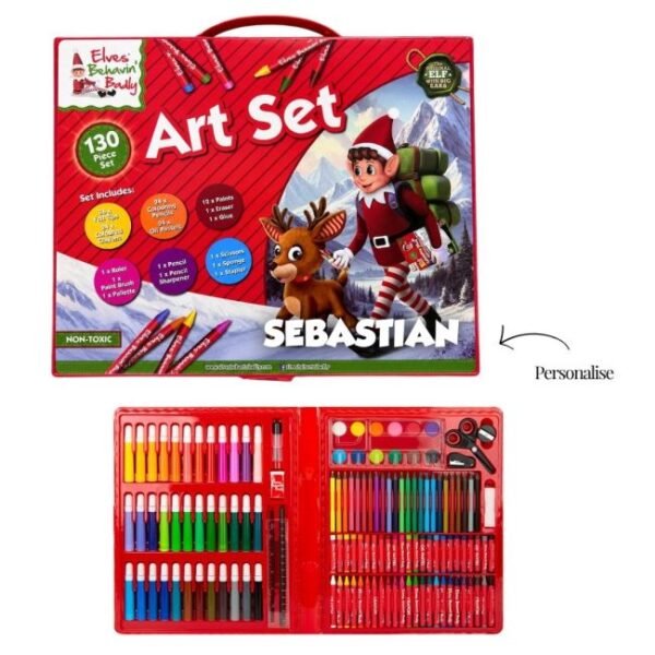 Personalised 130-Piece Elf Art Set