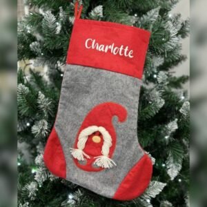 Personalised Gonk Christmas Stocking – Girl