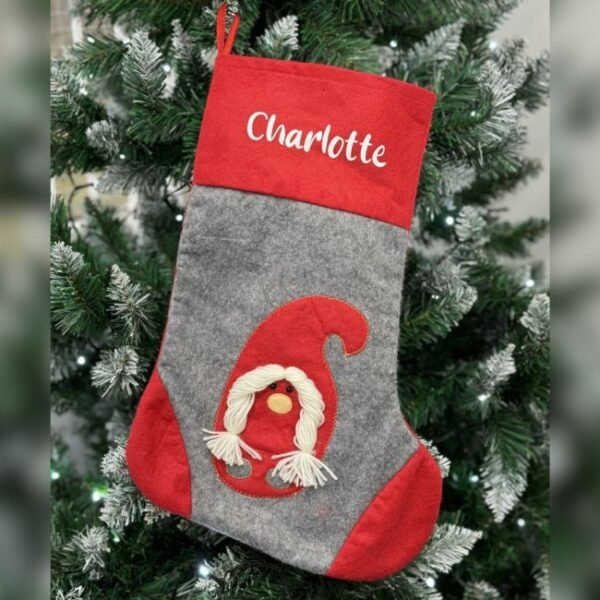 Personalised Gonk Christmas Stocking – Girl