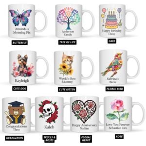 Personalised Printed Ceramic Mug – 300ml Personalised Printed Ceramic Mug – 300ml