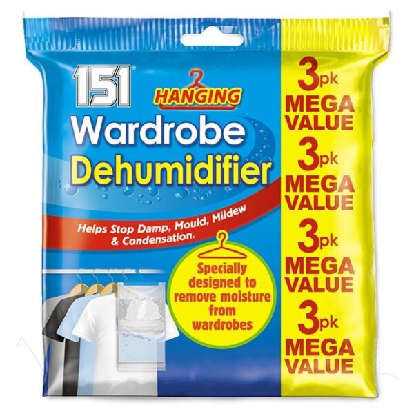 Wardrobe Dehumidifier 3PK Wardrobe Dehumidifier 3PK