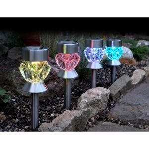 Crystal Stake Lights 4pk
