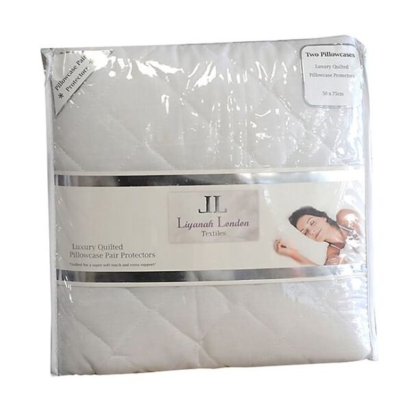 Luxury Quilted Pillowcase Protectors - pair Luxury Quilted Pillowcase Protectors - pair
