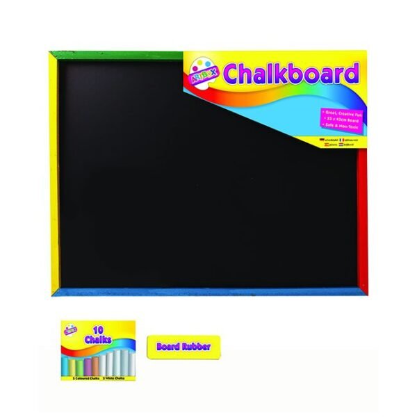 Large Chalkboard Set with Chalks