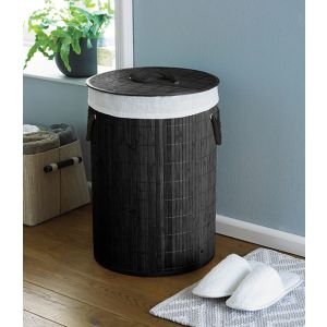 Bamboo Laundry Hamper - Charcoal