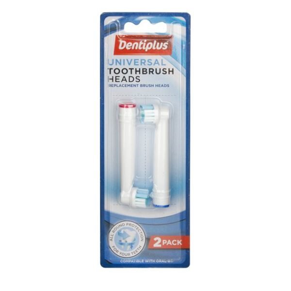 Universal Toothbrush Heads Pack of 2