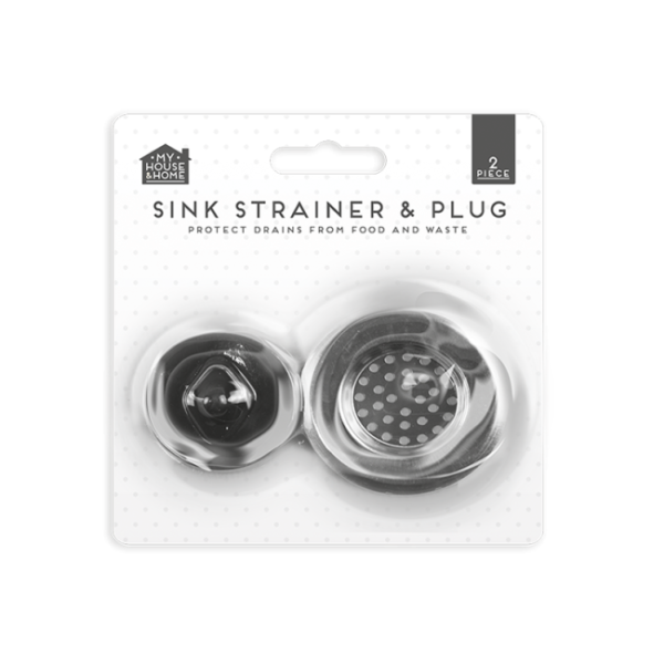 Sink Strainer & Plug Set - 2 Piece