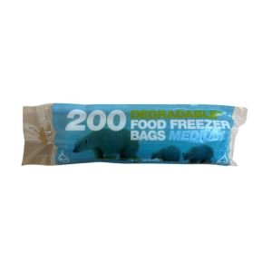 Degradable Food Freezer Bags Medium (Pack of 200)