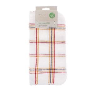 Eco Dishcloths - Red Check