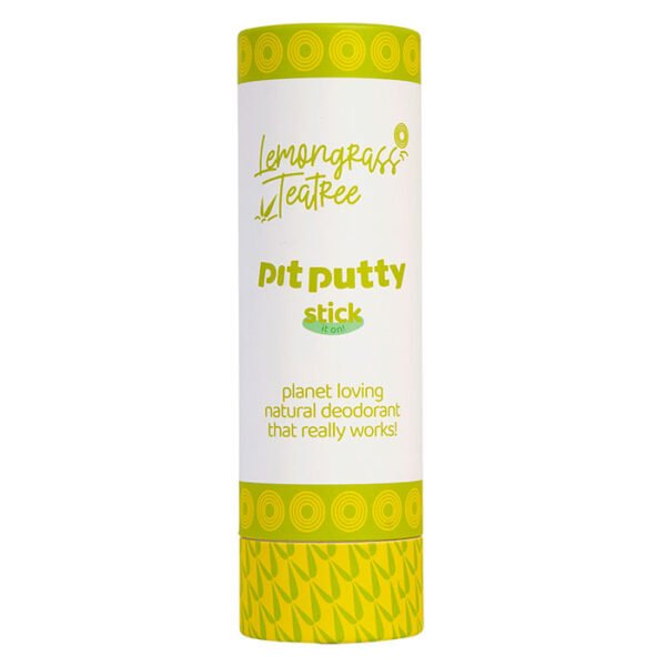 Pit Putty Natural Deodorant Stick – Lemongrass & Teatree Pit Putty Natural Deodorant Stick – Lemongrass & Teatree