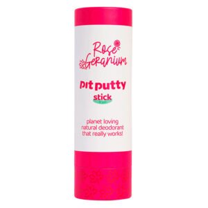 Pit Putty Natural Deodorant Stick – Rose Geranium Pit Putty Natural Deodorant Stick – Rose Geranium