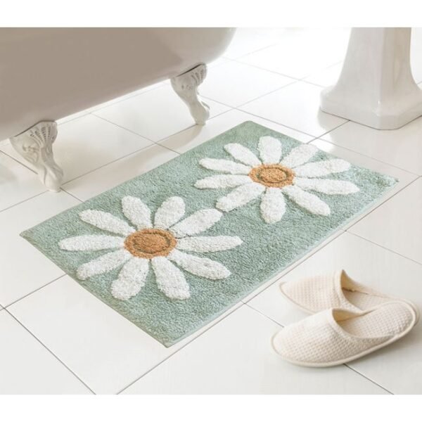 Daisy Cotton Bath Mat