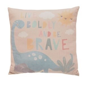 Dinosaur “Live Boldly” Cushion Dinosaur “Live Boldly” Cushion