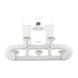 Non-Slip Over the Door Hook with 5 Hangers Non-Slip Over the Door Hook with 5 Hangers