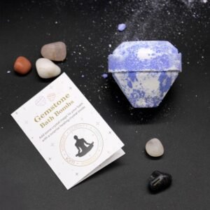 Gemstone Bath Bomb - Raspberry & Pomegranate Gemstone Bath Bomb - Raspberry & Pomegranate