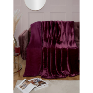 So Soft Throw - Aubergine