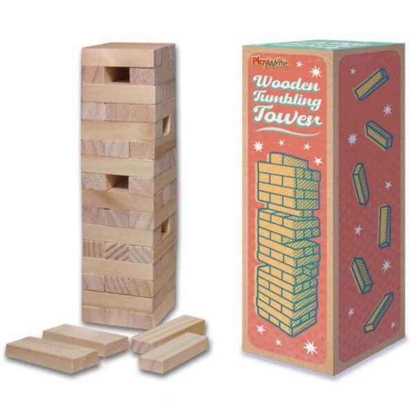 Wooden Tower Stacking Game