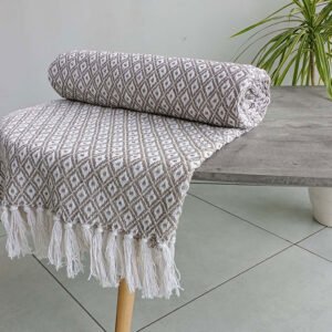 Boho Design Throw – Natural