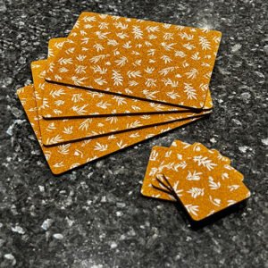 Floral Cork Placemats Pack of 4 Floral Cork Placemats Pack of 4