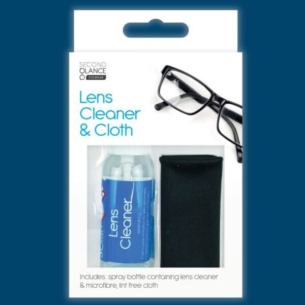 Glasses Lens Cleaner & Cloth Set