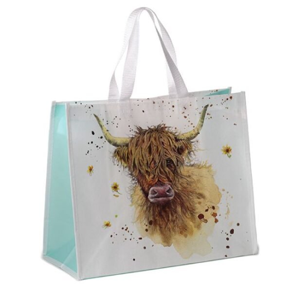 Highland Cow Reusable Shopping Bag