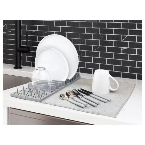 Dish Rack with Drying Mat