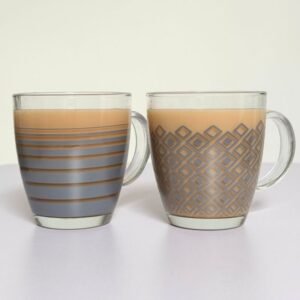 Diamond & Stripe Mugs - Set of 2 Diamond & Stripe Mugs - Set of 2