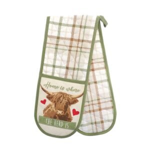 Double Oven Glove - Highland Herd Double Oven Glove - Highland Herd