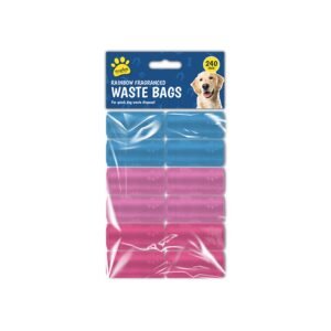 Fragranced Rainbow Dog Poop Bags Pack of 240 Fragranced Rainbow Dog Poop Bags Pack of 240
