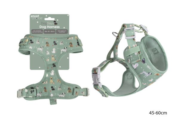 Dog Print Harness