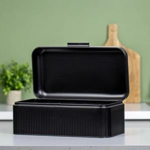 Black Bread Bin