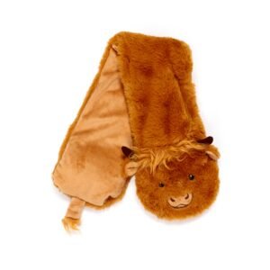 Highland Coo Microwavable Plush Neck Warmer – Lavender Highland Coo Microwavable Plush Neck Warmer – Lavender