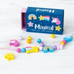 Unicorn Wooden Bead Bracelet Kit Unicorn Wooden Bead Bracelet Kit