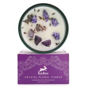 Crystal Magic Flower Candle - The Moon