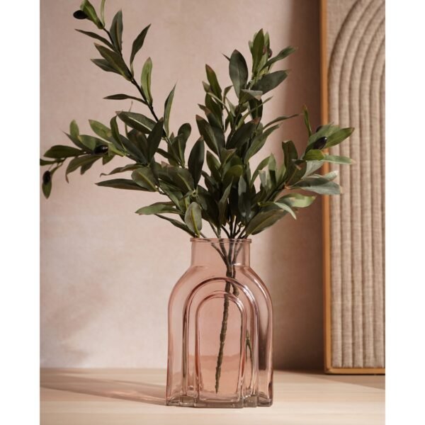 Arched Glass Vase – Light Pink Arched Glass Vase – Light Pink