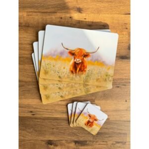 Highland Cow Placemat & Coaster Offer Highland Cow Placemat & Coaster Offer