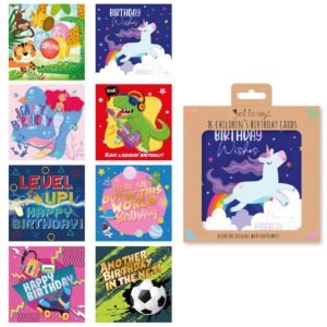 Birthday Cards – Children Pack of 8