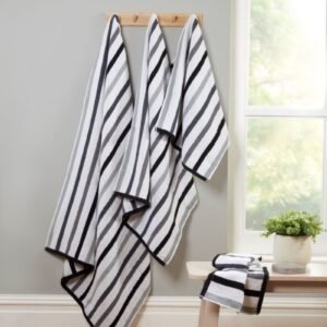 Amalfi 6-Piece Towel Bale – Black