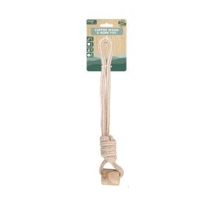 Coffee Wood & Rope Toy