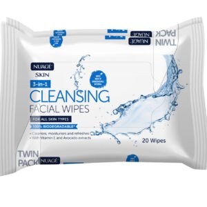 3-in-1 Cleansing Facial Wipes Twin Pack