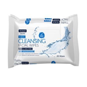 3-in-1 Cleansing Facial Wipes Twin Pack