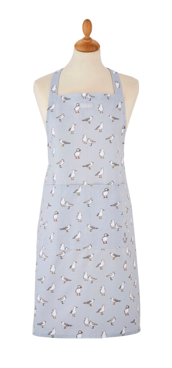 Coastal Birds Cotton Apron