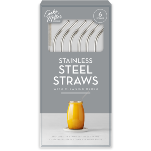 Stainless Steel Straws 6pk Stainless Steel Straws 6pk
