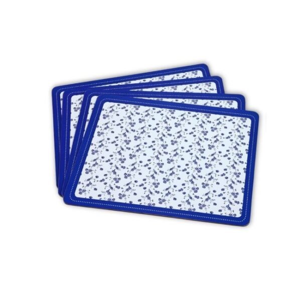 Blue Rose Set Of 4 Placemats Blue Rose Set Of 4 Placemats