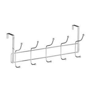 Chrome Ten Hook Over Door Hanger
