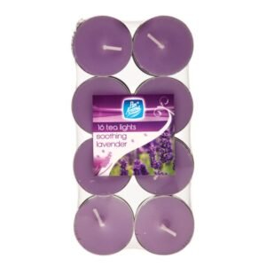 Pack 16 Scented Tealights - Soothing Lavender Pack 16 Scented Tealights - Soothing Lavender