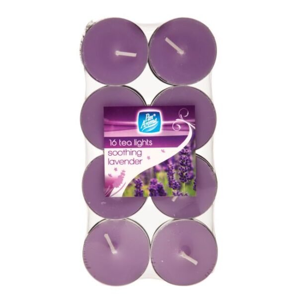 Pack 16 Scented Tealights - Soothing Lavender
