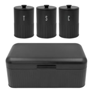 Tea, Coffee, Sugar & Bread Bin Set Tea, Coffee, Sugar & Bread Bin Set