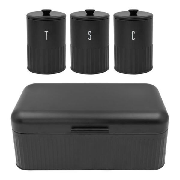 Tea, Coffee, Sugar & Bread Bin Set Tea, Coffee, Sugar & Bread Bin Set