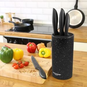 Orb Knife Block - Black Speckles Orb Knife Block - Black Speckles